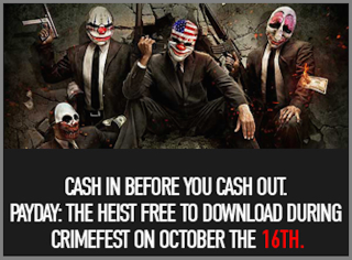 Illustration for article titled FREE PayDay: The Heist, South Park Is 20 Bucks, and More Deals